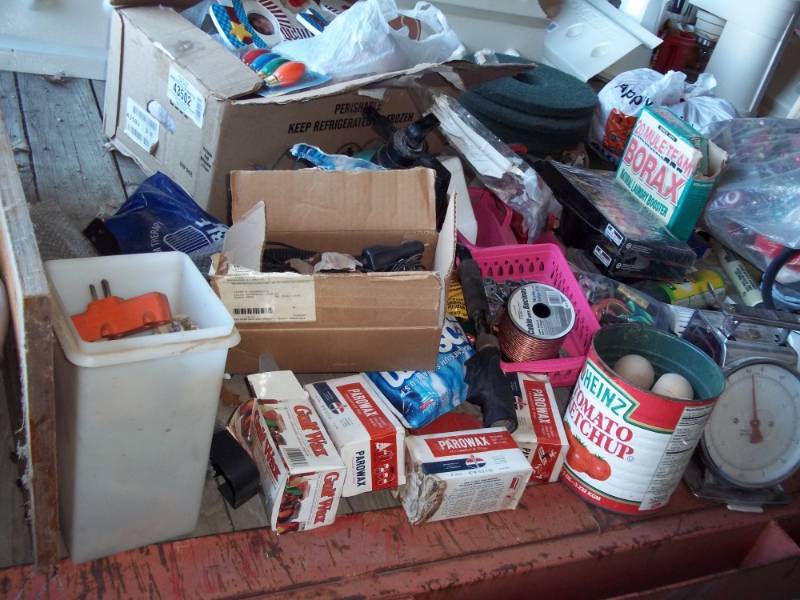 lot 279 image: Lot containing Scale, Parowax, Vacuum Filter Bags, etc