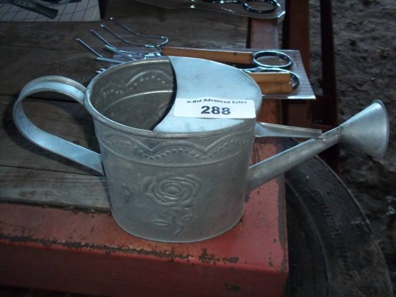 lot 288 image: Metal Watering Can