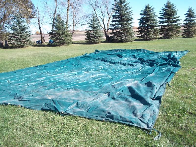 lot 310 image: Pool cover, Green house, Breatable Tarp 22 x 40