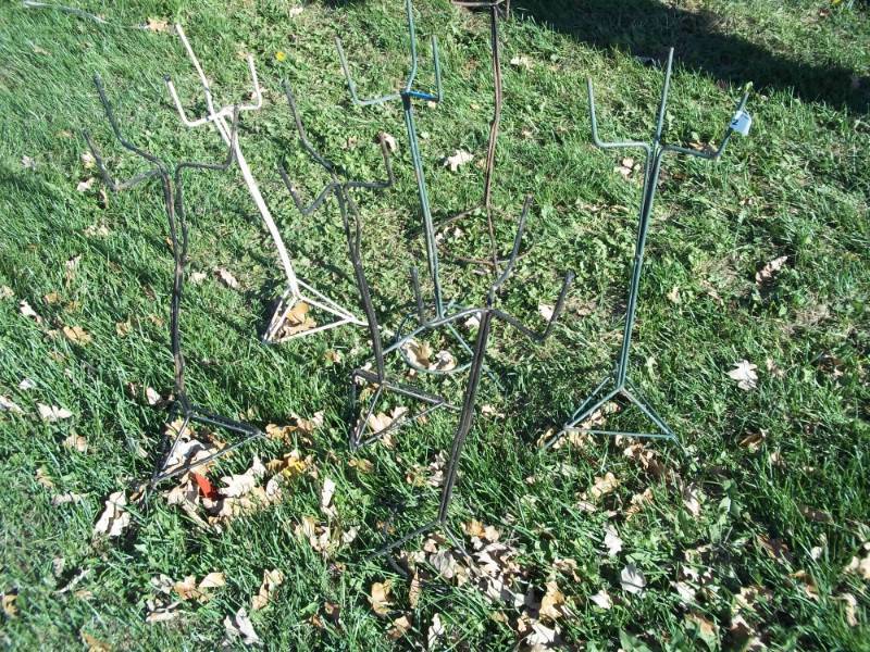 lot 332 image: Urn stands
