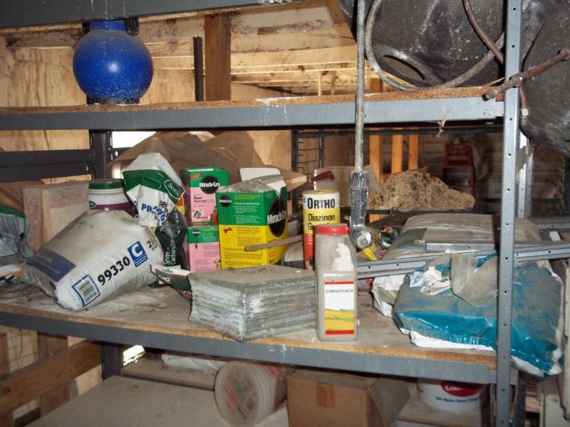 lot 349 image: Everything on metal shelves, shelves not included