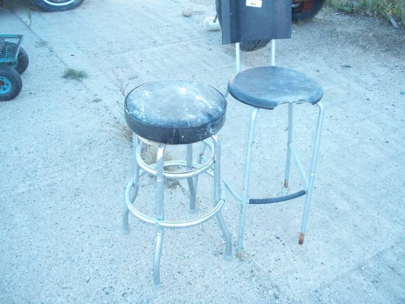lot 393 image: 2 stools