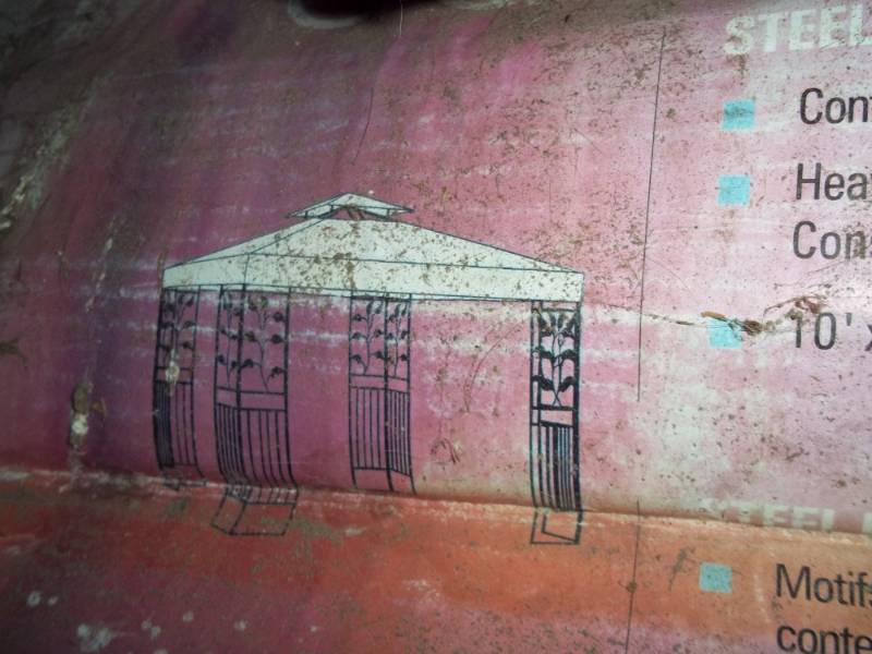 lot 291 image: Steel Gazebo 10 ft X 10 ft