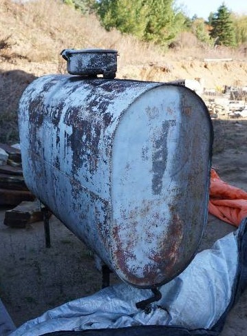 FuelOil Storage Barrel Approximately 250 Gallons