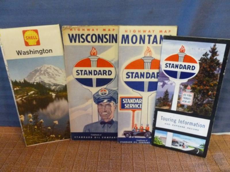 Vintage Road Maps