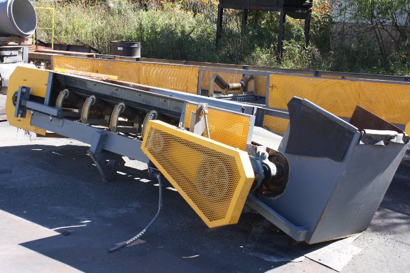 lot 6 image: Cal-Fab Systems Inc. Commercial Conveyor Belt System wMetal Frame & Belt 12 x 4