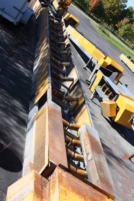 lot 8 image: Cal-Fab Systems Inc. Commercial Conveyor Belt System wMetal Frame 45.5 x 4