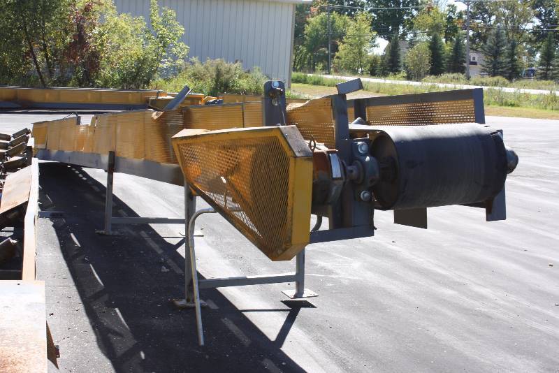 lot 13 image: Cal-Fab Systems Inc. Commercial Conveyor Belt System wMetal Frame & Belt 41 x 4