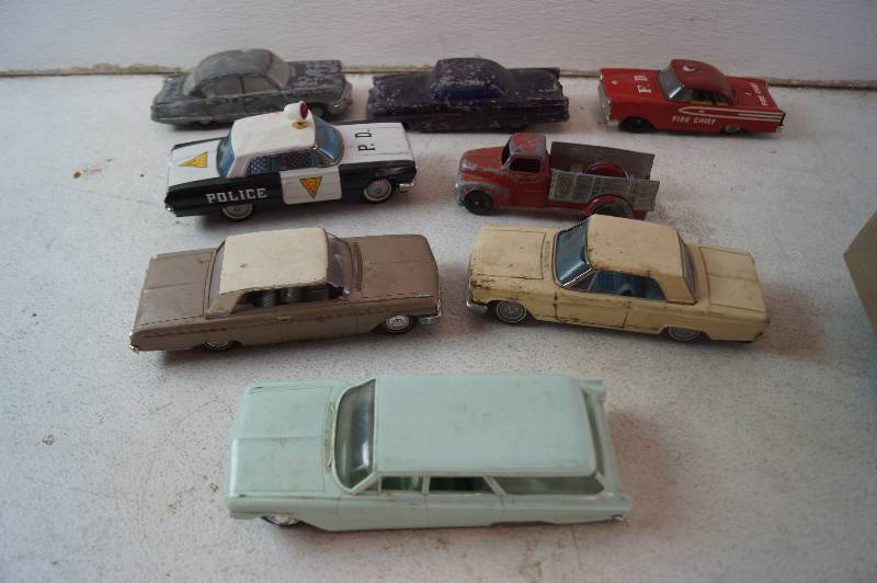 Vintage model cars