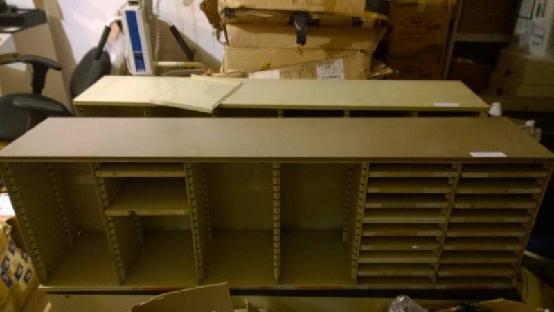 lot 10 image: Metal Mail Sorter