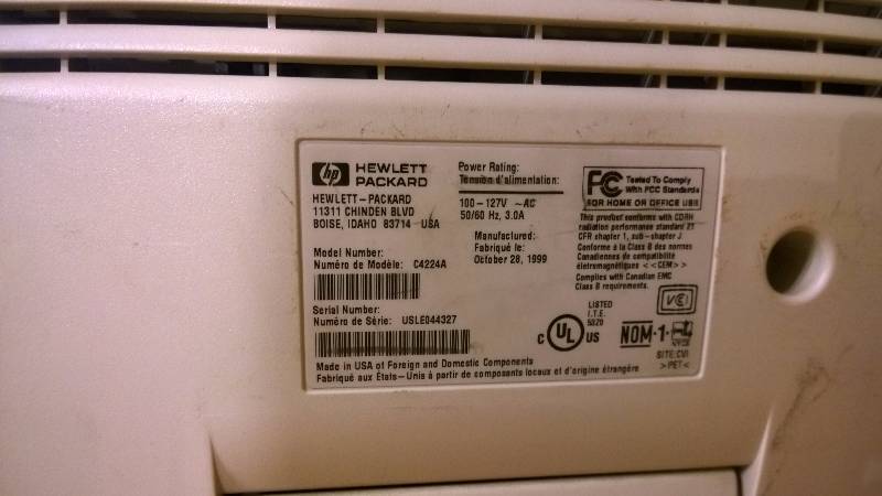 lot 40 image: HP LaserJet 1100