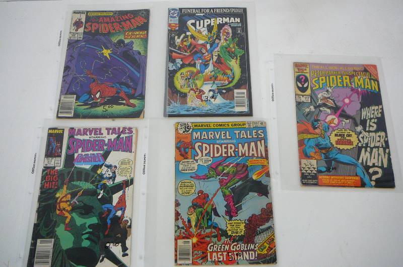 5 - Spiderman Comic Books