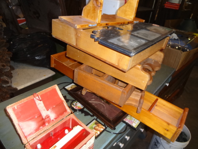 lot 56 image: Wooden Shelves