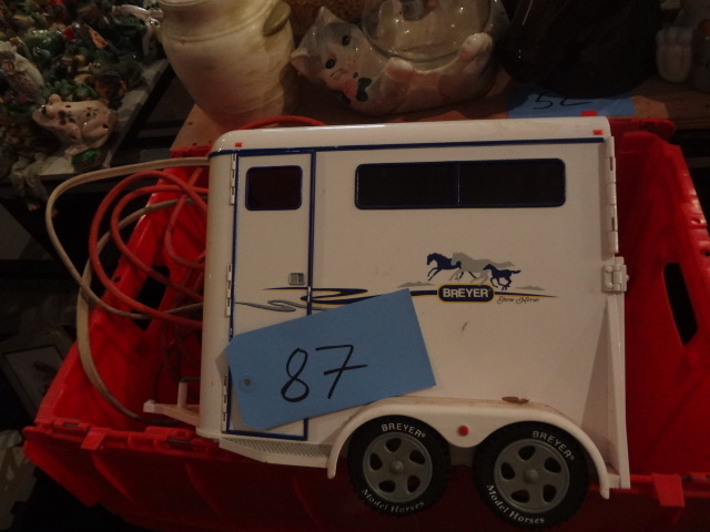 lot 87 image: Bridals, Toy Trailer