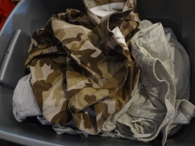 lot 111 image: Quilts, Clothes
