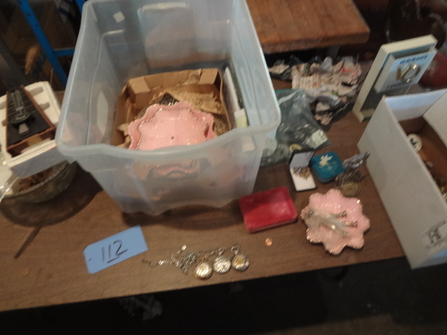 lot 112 image: California Pottery, Jewelry, Stuff