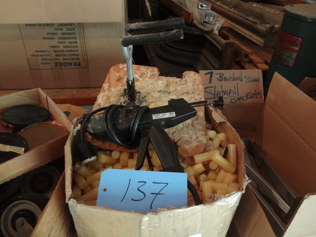 lot 137 image: Pro Glue Gun, Stand, Box of Glue