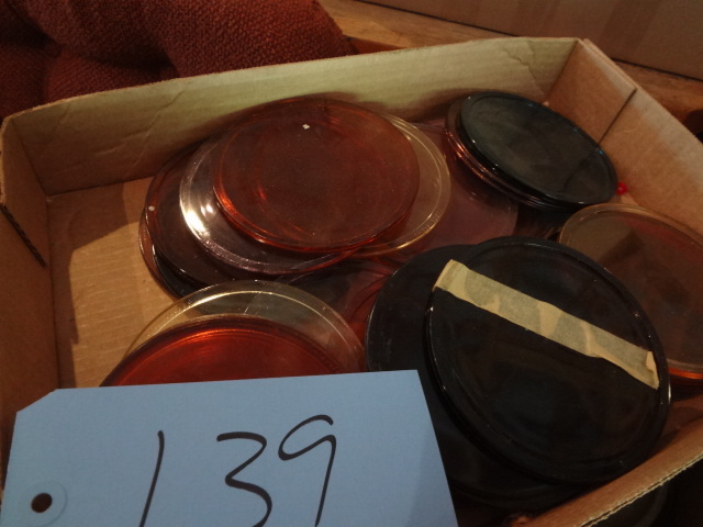 lot 139 image: Lot of Stage light Lenses
