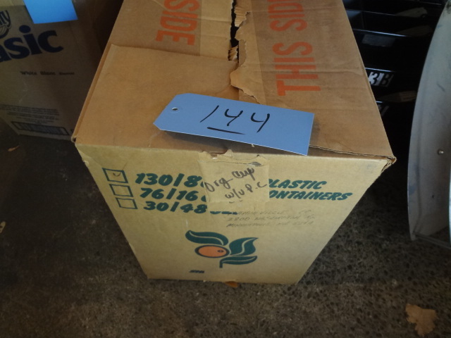 lot 144 image: Box of Plastic Bottles