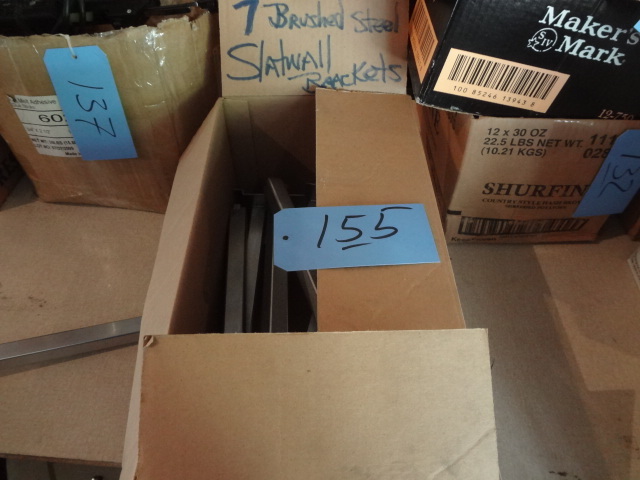 lot 155 image: 7 Slatwall Brackets