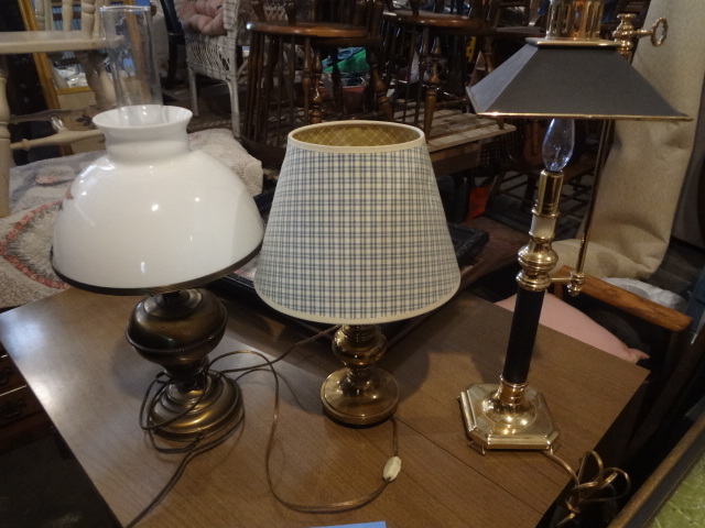 lot 174 image: Three Lamps