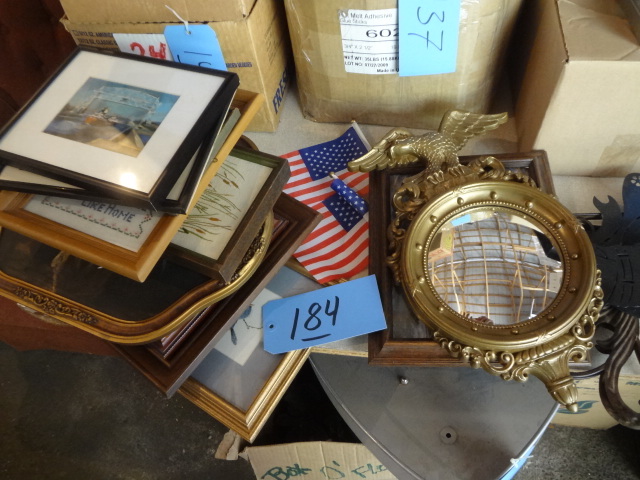 lot 184 image: Prints, frames, Brackets