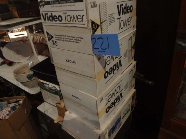 lot 221 image: Video Towers, Videos