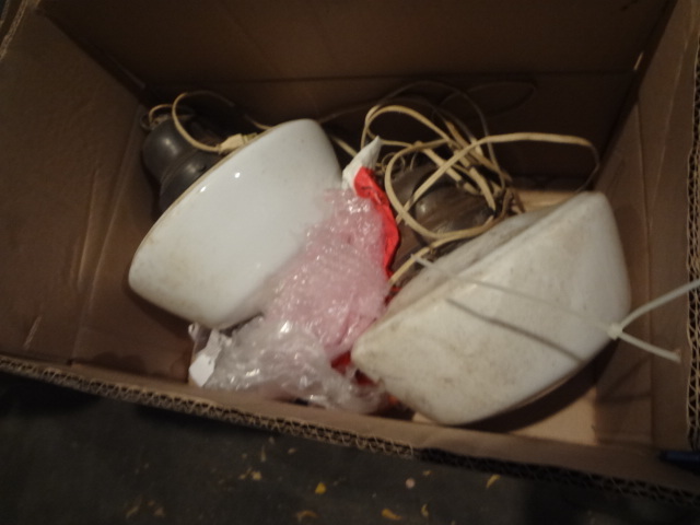 lot 231 image: Pair of Vintage Light Fixtures