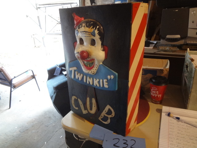 lot 232 image: Weird Clown Thing