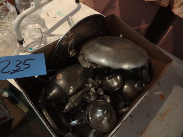 lot 235 image: Metal Dishes