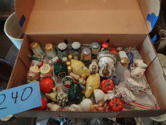 lot 240 image: Salt and Peppers