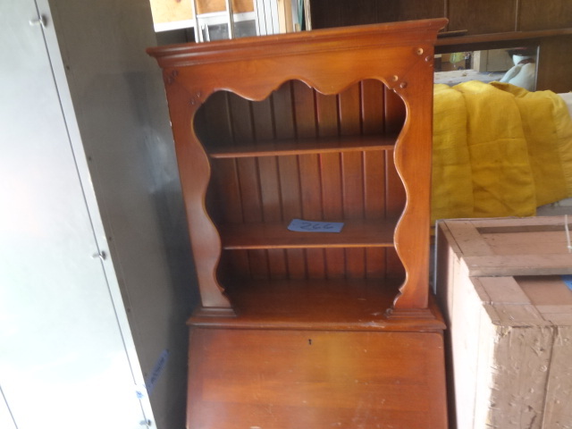 lot 266 image: Wooden Secretary