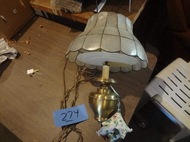 lot 274 image: Swag Lamp