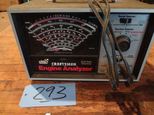 lot 293 image: Craftsman Engine Analyzer