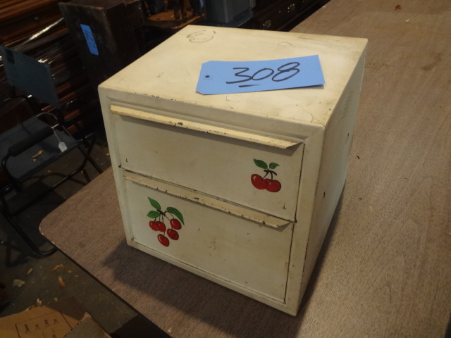 lot 308 image: Neat Old Bread Box