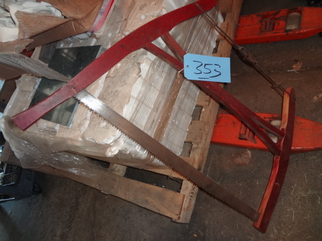 lot 353 image: Buck saw