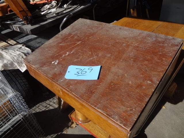lot 369 image: Wooden Secretary
