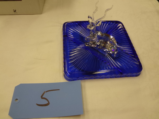 lot 5 image: Swarovski Crystal Kudu