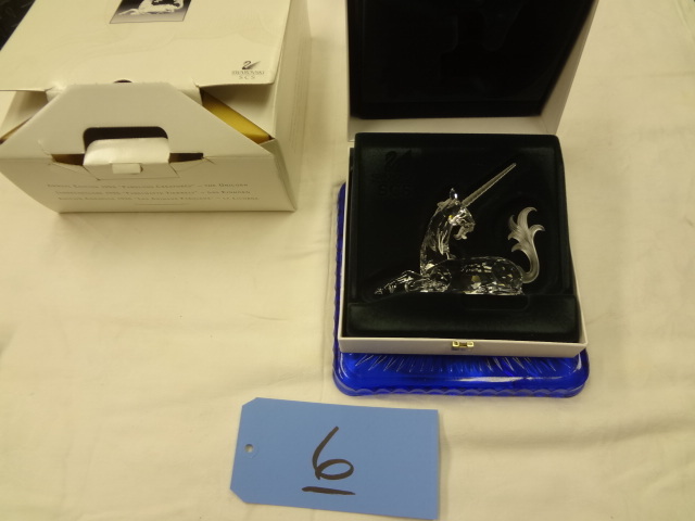 lot 6 image: Swarovski Crystal Unicorn