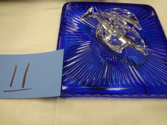lot 11 image: Swarovski Crystal Dolphins