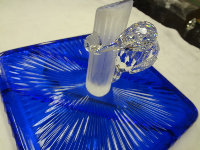 lot 17 image: Swarovski Crystal Woodpeckers