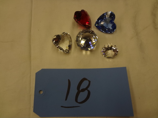 lot 18 image: Swarovski Crystal Crown Jewels