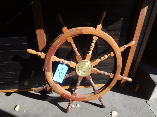 lot 457 image: Ships Wheel