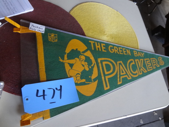 lot 474 image: Very rare Packers Pennant