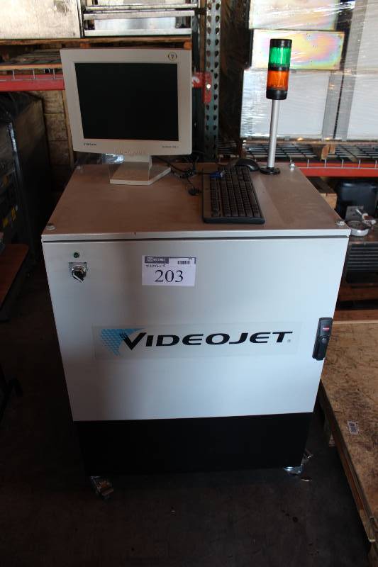 VideoJet Coding System Cabinet wMonitor, Keyboard & Model 4210 Controller 31� x 21� x 43�.