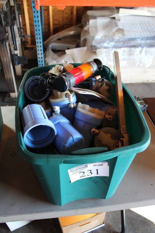 Tote Lot Including Firebox Edge Lan Box Water Filter Housing Units And More Tote Not Included.