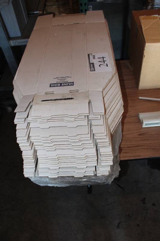 U-Line Cardboard Boxes.