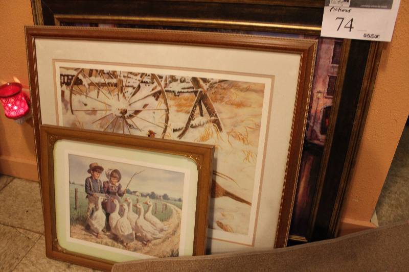 lot 74 image: Lot of Framed Pictures.