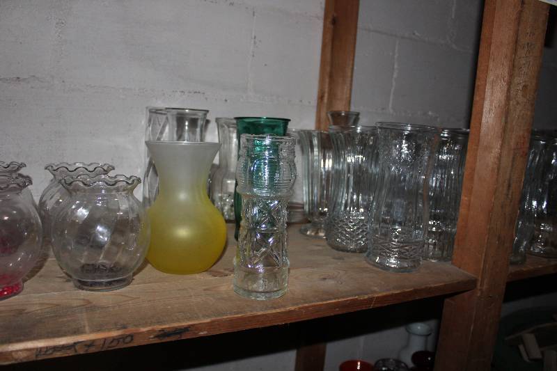 lot 97 image: Shelf Lot of Glassware.