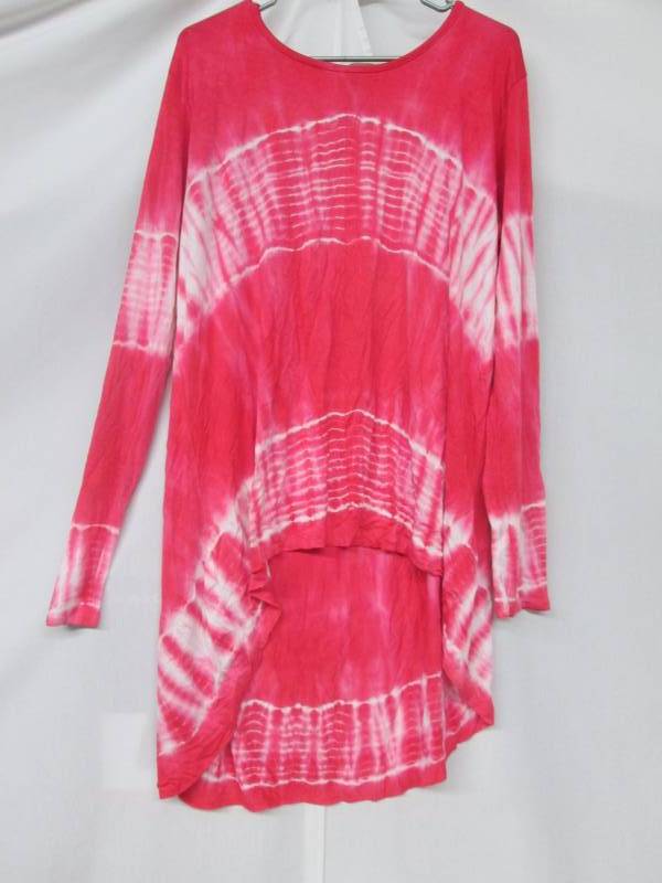 Womens Tye Dye High Low Tunic